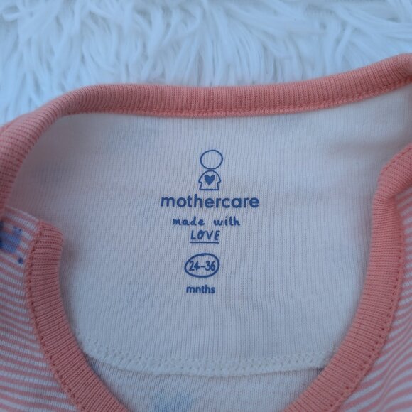 Charming Pink Elephant Print Kids' Shirt – Cozy & Stylish rounded crew neck - Picture 3 of 4